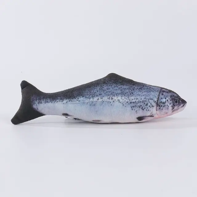 Simulation Fish Cat Toys Soft Plush Catnip Toy Interactive Cat Toys Gifts Funny 3D Fish Shape Doll Pet Supplies 6