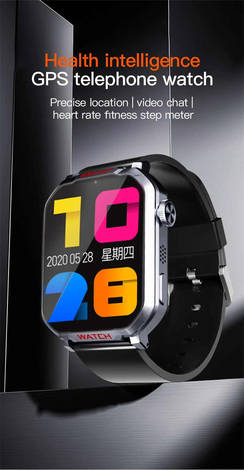  FA82S Ʈ ġ 1.83 ġ  ũ, 900mAh 4G ȵ̵ 8.1 Ʈũ ȭ ȭ, SOS GPS Ȯ Ŵ Ʈġ