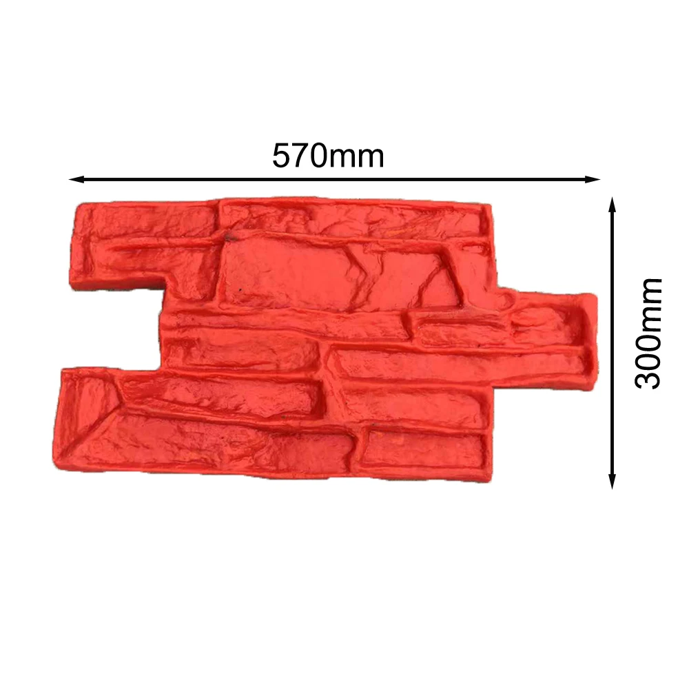 Cultural stone wall embossing mold wall pavement decoration cement concrete embossed imitation stone art mold villa courtya