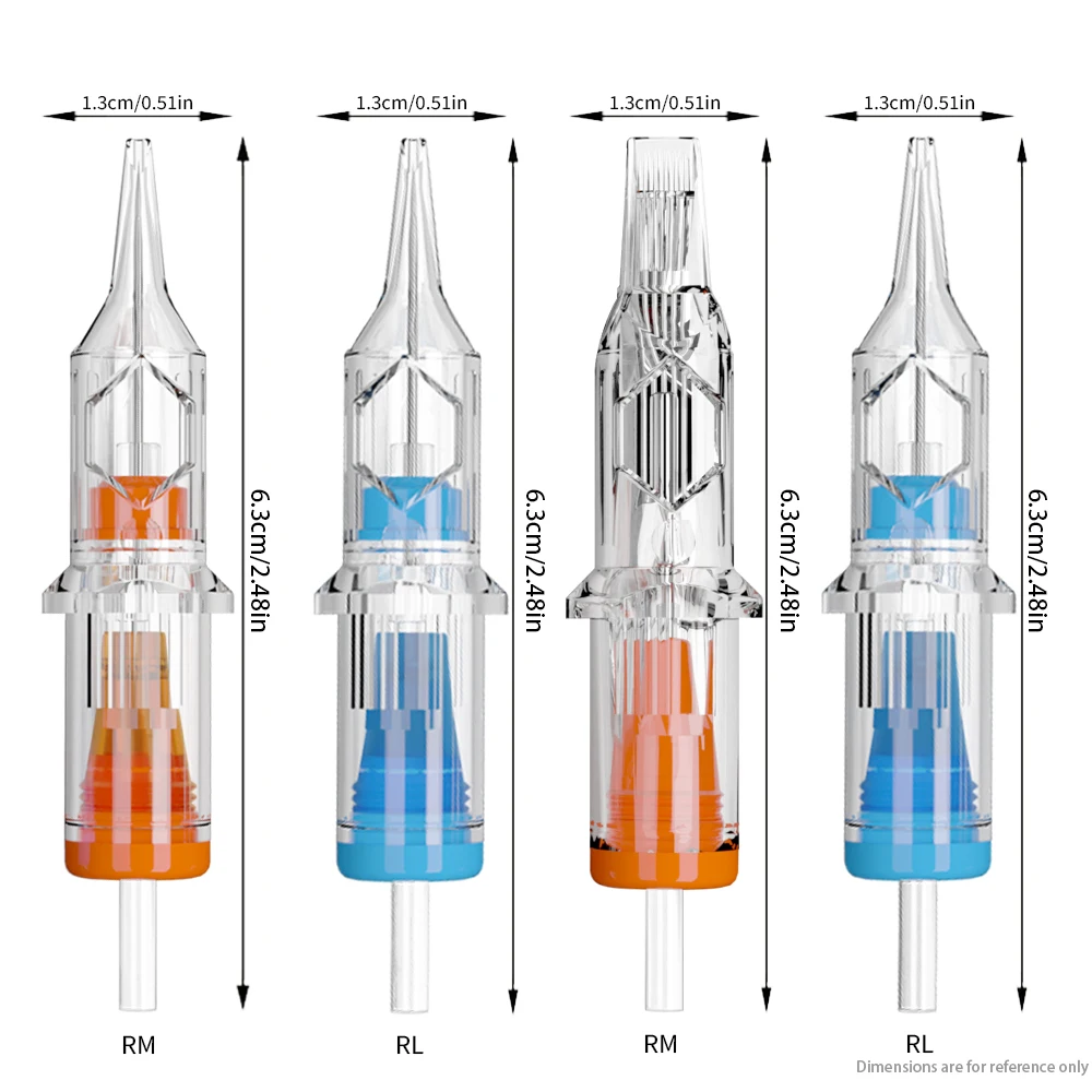 Tattoo Supplies 10PCS Tattoo Cartridge Needles Disposable Individual Package Permanent Makeup