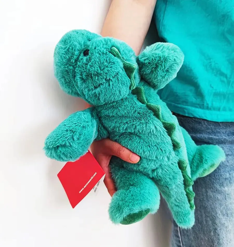 Dinosaurier Kuscheltier Plüsch, 35 Cm, Hellgrün – Weiches Spielzeug Für Kinder & Dino-Fans