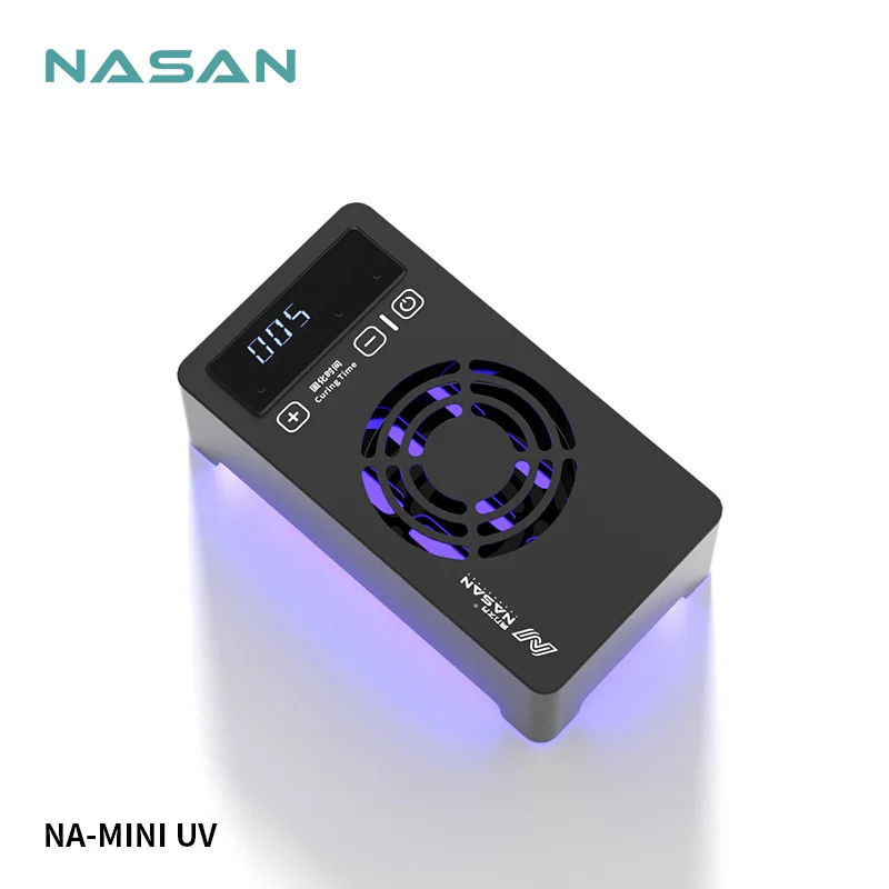 

NASAN NA-MINI UV Lamp For Mobile Phone Motherboard PCB LCD Screen OCA Glue Green Oil Curing Repair UV Curing Light