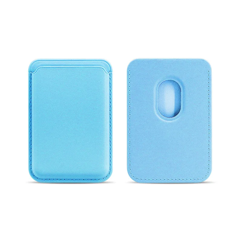 Leather Magnetic Card Wallet - Slim Credit Card Holder with Easy Access Design