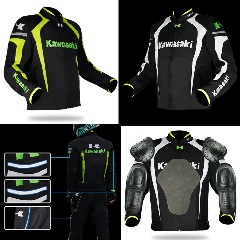 Off Road Motorcycle Men'S Riding Rider Suit Motorcycle Suit Racing Speed Control Anti Fall Warm Windproof Winter