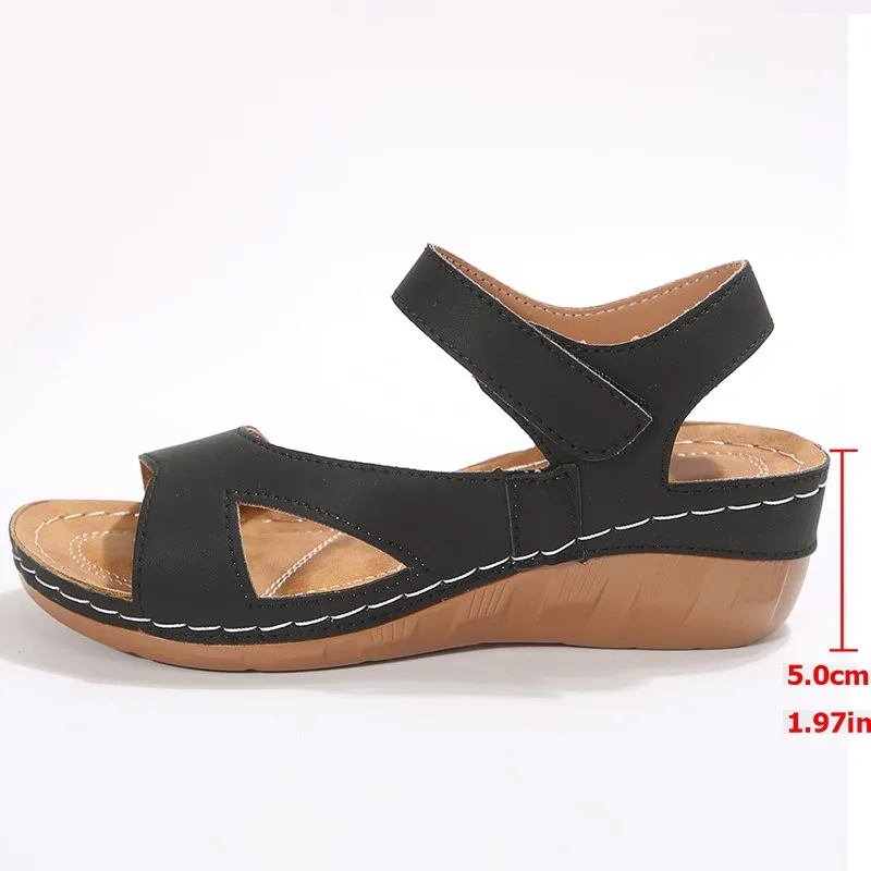 Women's Sandals Classics Summer Sandals Women 2025 Summer Shoes Woman Heels Sandals Wedges Heeled Shoes Elegant Sandalias Mujer