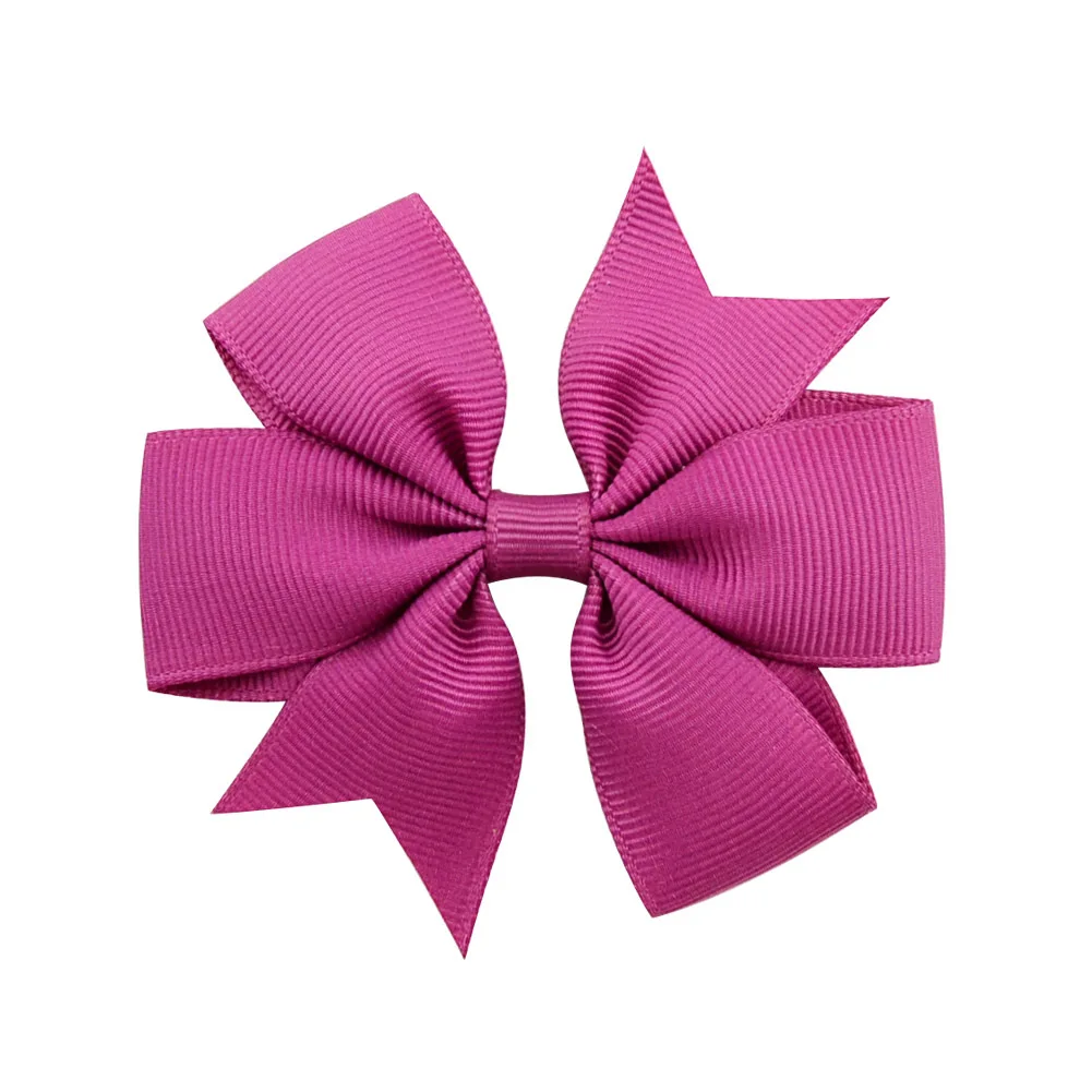 Vibrant Grosgrain Ribbon Hair Bows Clips