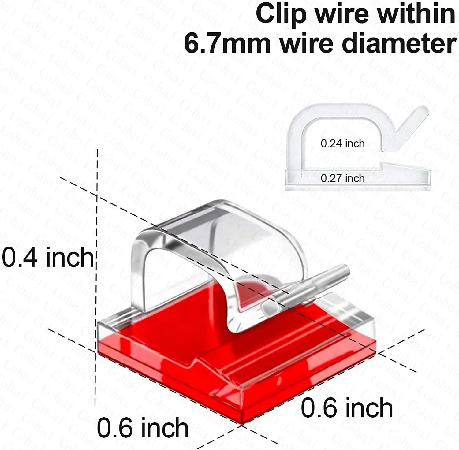 Description Picture 5 of itemCable Clips Clearance Wire Arrangement 10/30PCS Guiding Line Clip Management Winding Protector Manager Clamp Cord Cables USB