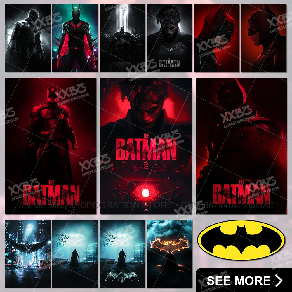 Настенная картина Бэтмен, плакаты DC Comics без рамки, Лига Справедливости, домашний декор, картина Batmobile HD, Картина на холсте, подарок для спальни