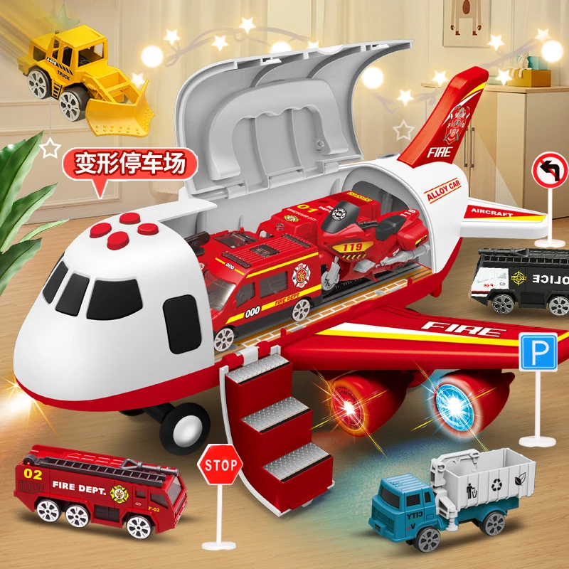 

Kids Big Size Cars Music Story Simulation Track Inertia Aircraft Children Passenger Plane Toy Airplane Model Kids Airliner Gifts