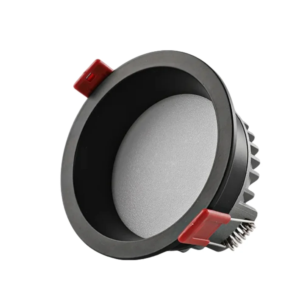 Recessed Anti-glare LED COB Downlight 12W 15W 18W 24W Dimmable 85-265V Ceiling Lamp Spot Light Home Living Room Bedroom Lighting