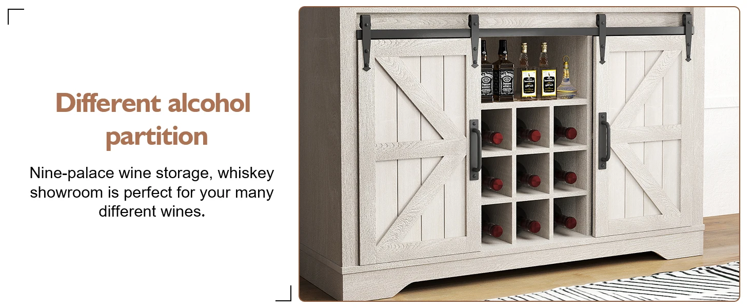 kitchen pantry storage cabinet; wine rack for inside cabinet; farmhouse furniture