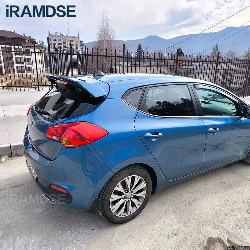 Spoiler Posteriore Per Kia Ceed GT Line 2014-2018 | Fibra Di Carbonio | Nero Lucido - Foto 10