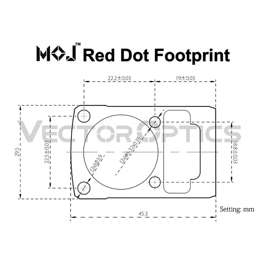 Vector Optics Frenzy Red Dot Sights Universal Adapter Pistol Mount Base Tactical Hunting Accessories Red Dot Sights Adapter