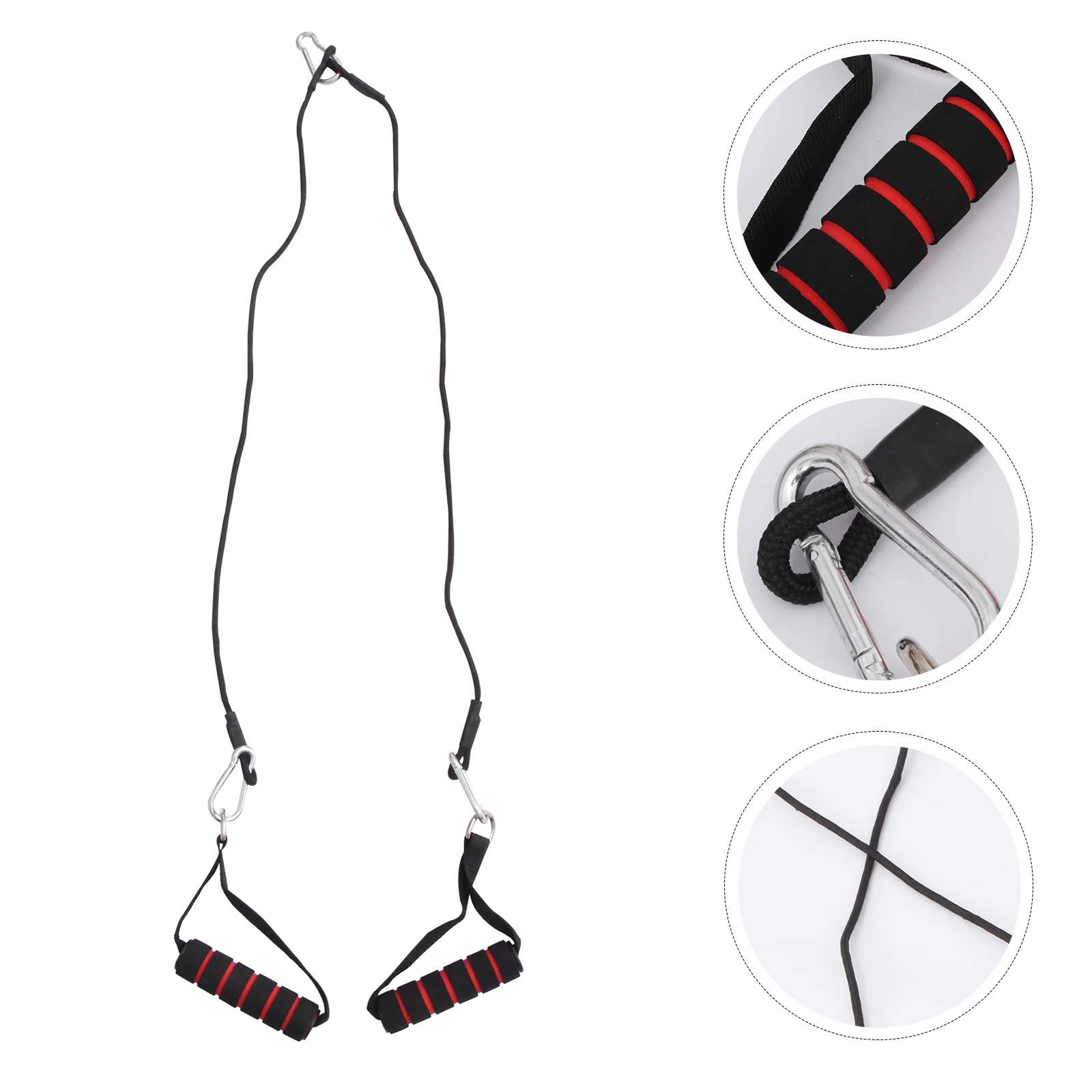 

Bands Pulley Exercise System Rope Workout Arm Resistance Cable Ropes Attachment Tricep Fitness Pulldown Handles Cables Biceps