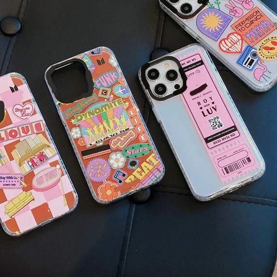 

Kpop Laser Acrylic Phone Case Cover for IPhone 11 12 13 14 15 Pro Max Case for IPhone 15 Pro Max