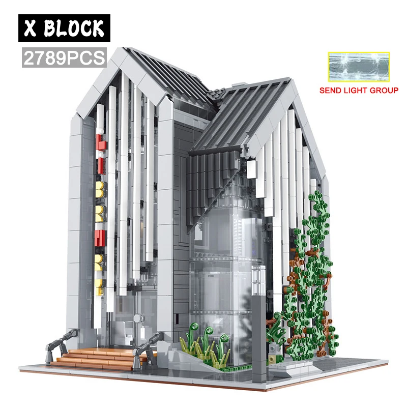 

2789pcs Creative Expert Modern Library Modular City Architecture Building Block Brick Model MOC Street View Set Kid Toy Boy Gift