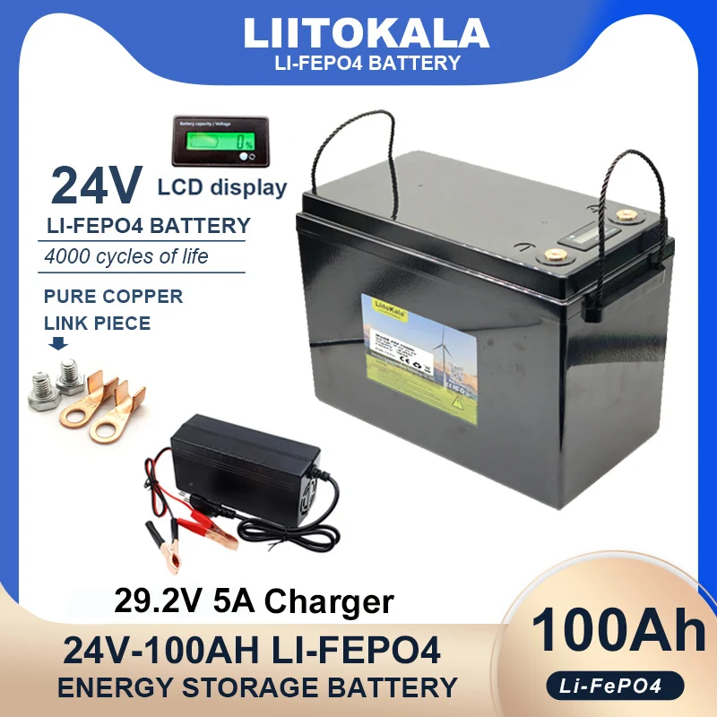 https://ae01.alicdn.com/kf/S2a9d96a8c4bf46be9ec80f32c5f16431H/LiitoKala-24V-100Ah-60Ah-LiFePO4-Battery-Lithium-Iron-Phosphate-for-boat-inverter-Car-lighter-Batteries-29.jpg