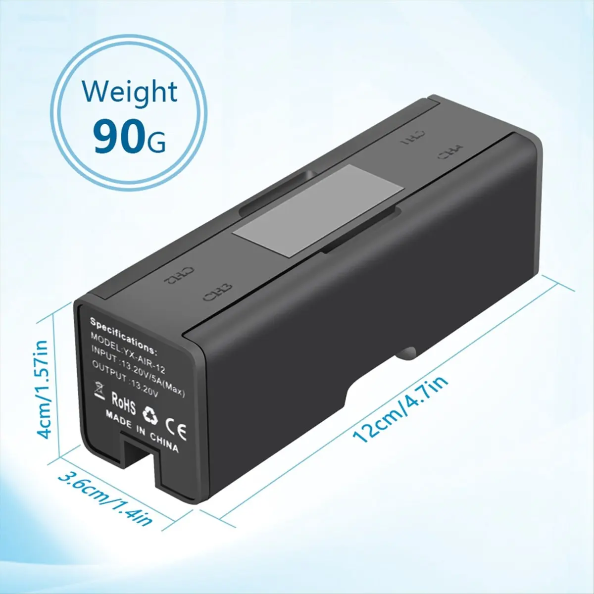 A10R 4 In1 DJI Mavic Air 2 컨버터용 휴대용 배터리 충전기 배터리 충전 허브 스마트 충전기 디지털 LED 스크린