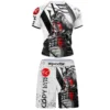 Popular Beach Surf Wear Short Sets For jiu jitsu Bjj No Gi Rashguard+Grappling Shorts Cool Westling stretchy Running Gym Clothes 4