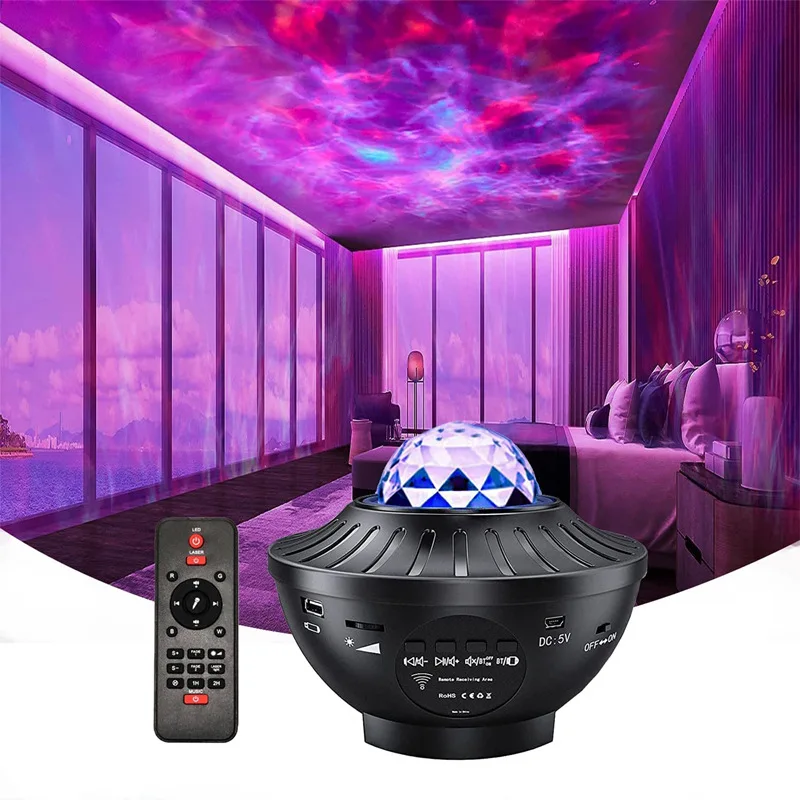 Cosmic Aurora Moon Planet LED Night Light