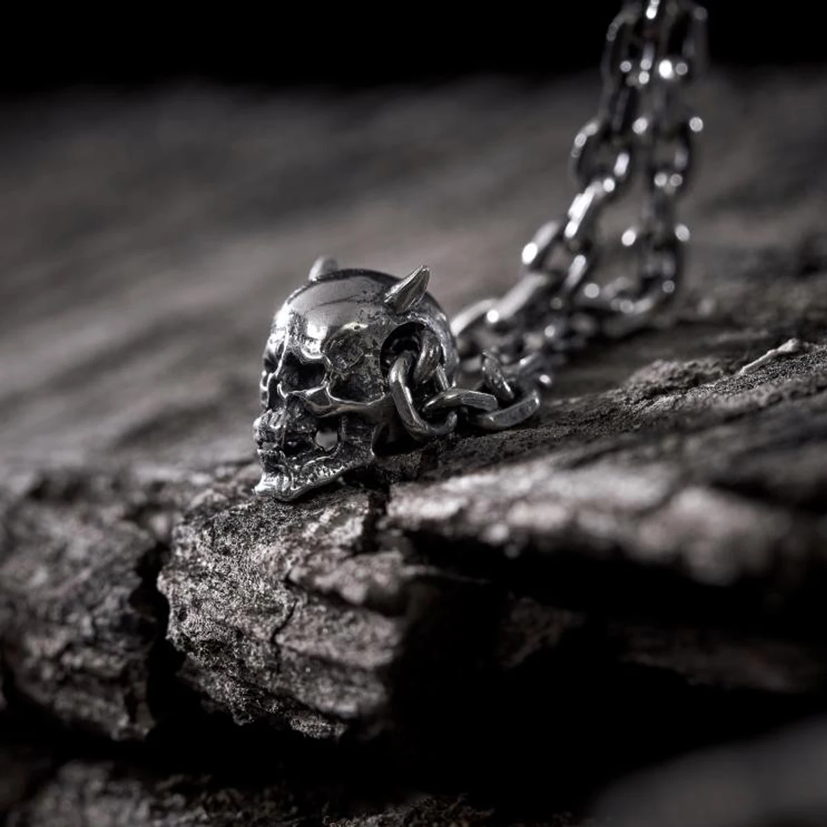 

Prajna pendant handmade sterling silver Prajna skull pendant necklace unisex holiday gift jewelry