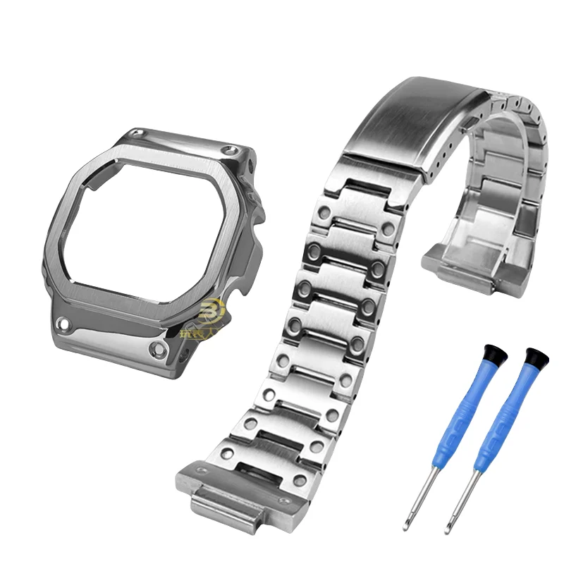 Metal Bezel Stainless Steel Watchband