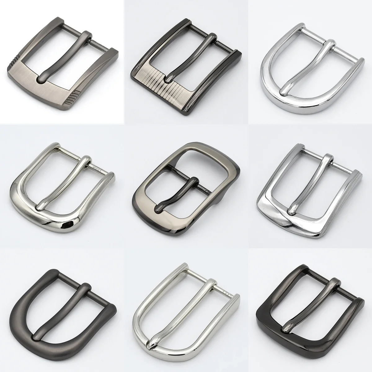 1piece 30mm Belt Buckle Men's Women's Metal Pin Buckle Clasp Leather Craft Waistband Belt Parts DIY Accessories