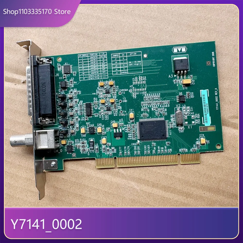For MATROX Y7141_0002 CRONOSPLUS Visual Image Acquisition Card 2 For MATROX Y7141 0002 CRONOSPLUS Visual Image Acquisition Card