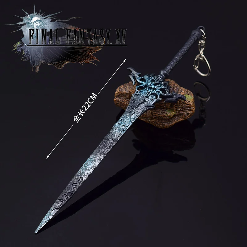 

Final F&F Xvi 16 Ultimate Sword Weapon 22cm Alloy Metal Game Peripheral Katana Samurai Fantasy Sword Model Gifts Toys for Boys