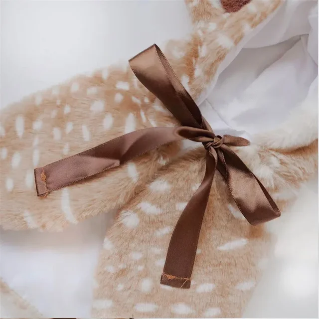 Pet Cat Dog Christmas Costume Cosplay Elk Cloak Dog Costumes for Small Dogs Cute Cat Clothes 5