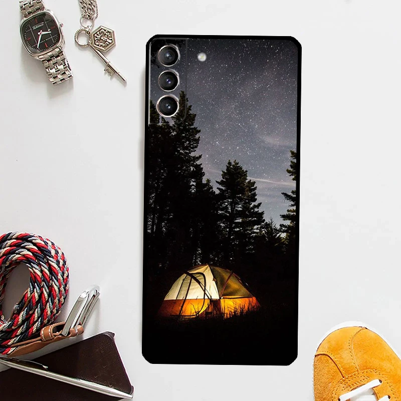 Nature-Themed Mountain Design Protective Phone Case