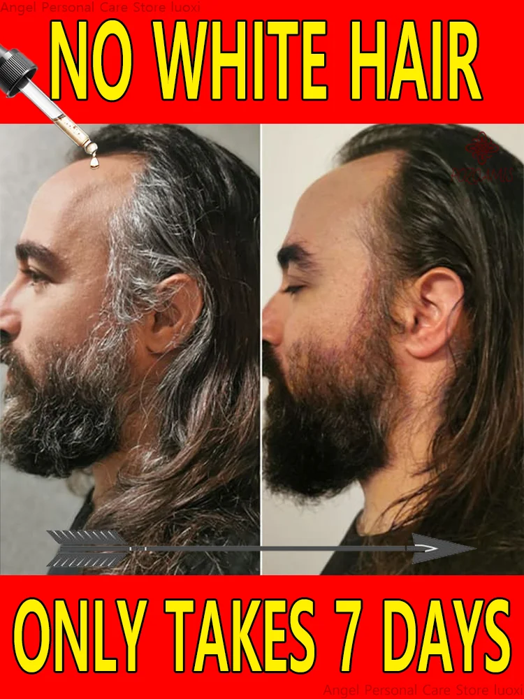 Natural materials white hair repair new technology in 2025