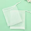 1/20PCS Foaming Net Facial Cleanser Soap Mesh Bag Body Wash Foaming Mesh Bag Drawstring Bag Foam Net Household Cleaning Supplies 3