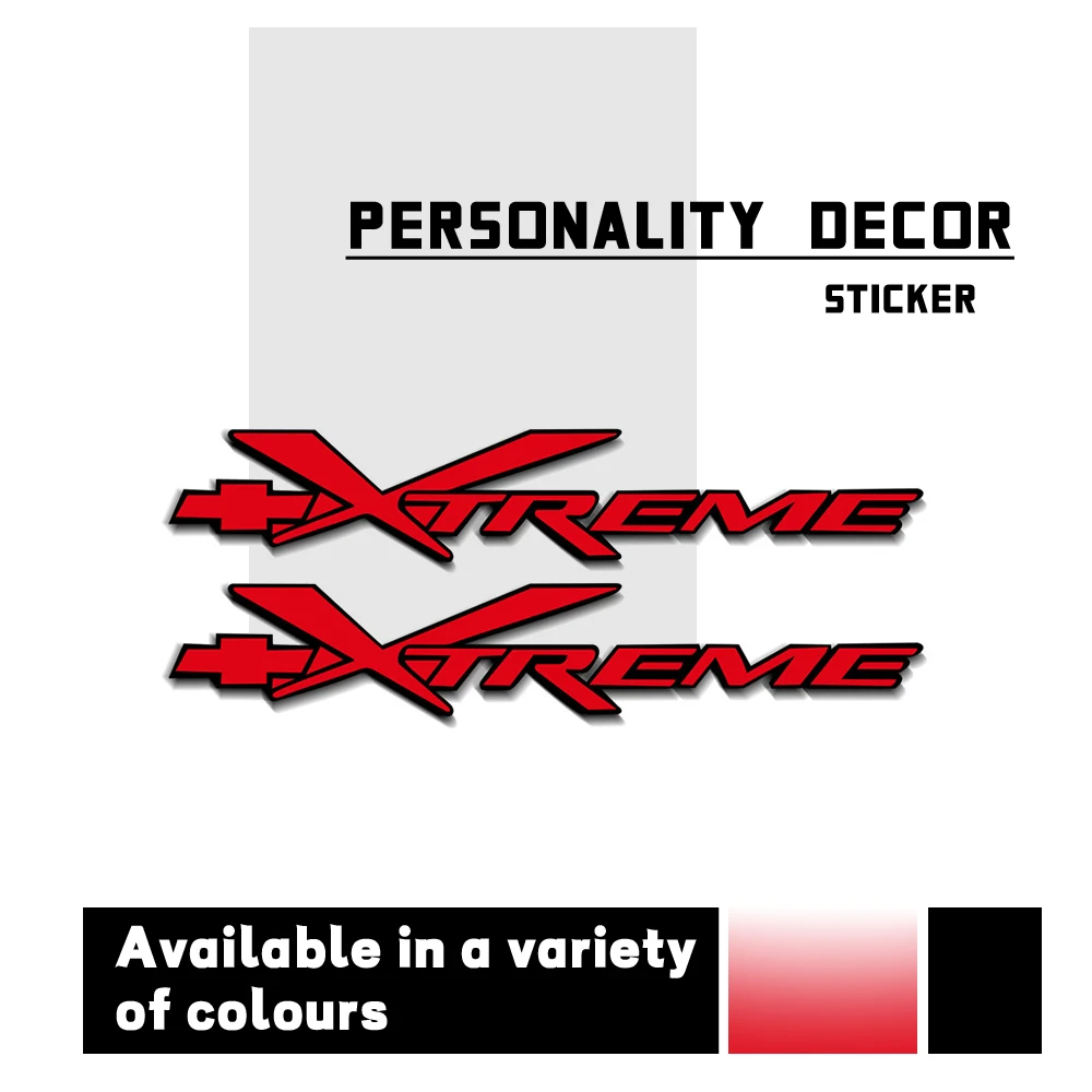 Motorcycle Car Sticker Fuel Tank Body Helmet Logo Creative Reflective Waterproof 3D Decals For XTREMT xtreme