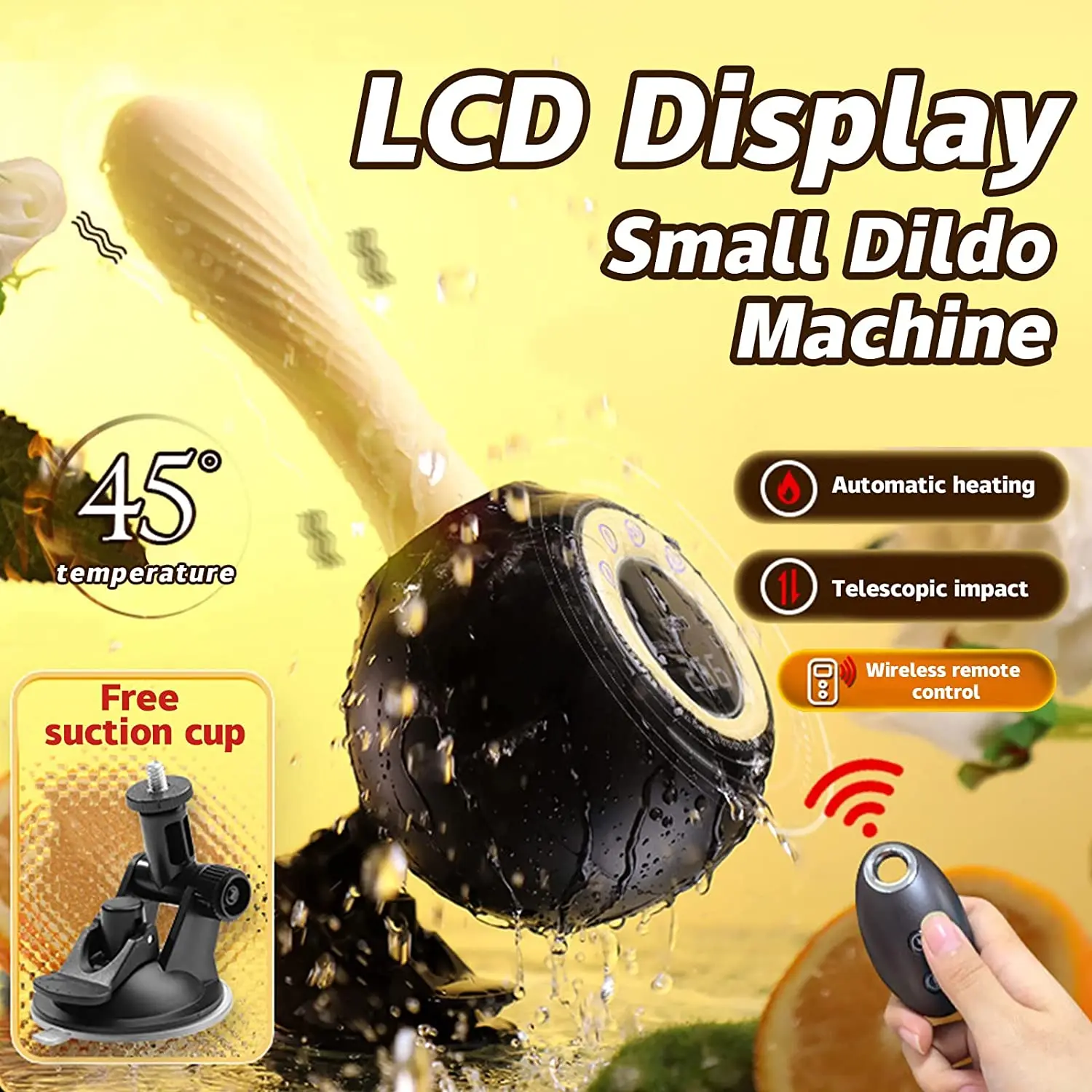 Realistic Silicone Dildo With Vibration Telescopic Thrusting Dildo Vibrator  - Realistic Remote Control Sex Toy For Women Remote Control Vibrator