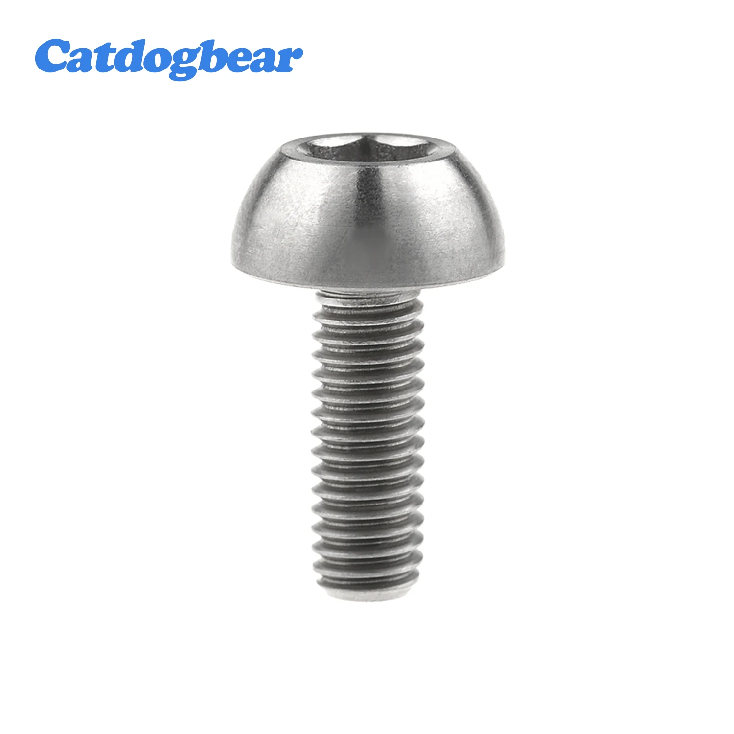 

Catdogbear Titanium Bolt M6x17mm Round Head Scerw for Honda Motorcycle Disc Rotor Screw