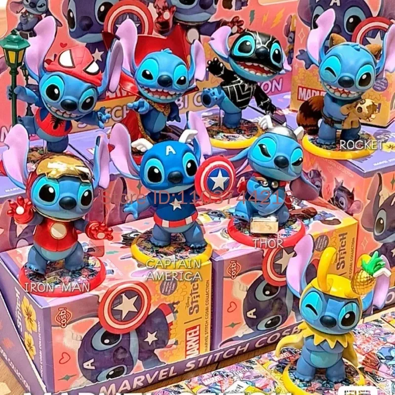 Marvel Stitch Mini Blind Box Trendy Desktop Ornament Play