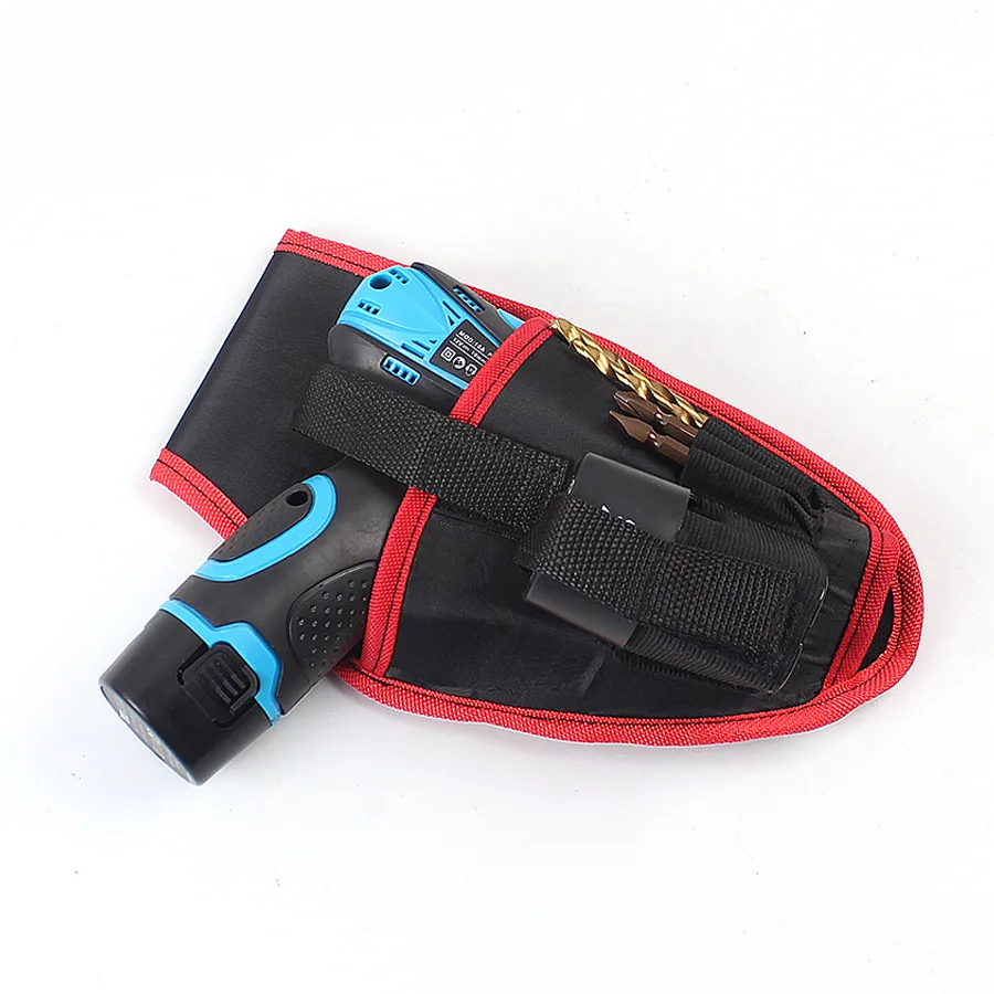 Tools Carry Pouch Portable Cordless Drill Holder Pocket Waterproof Drill Cordless Screwdriver Waist Tool Bag Tool Storage