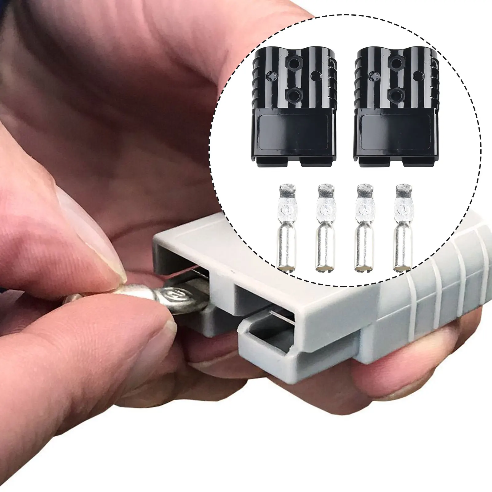 

For Anderson Plugs 2pcs 120AMP For Anderson Plug Cable Terminal Forklift Battery Power Connector For Anderson Plugs Hot Sale