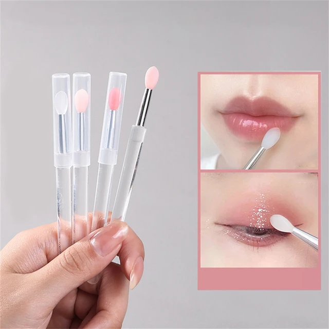 Makeup Brush Covers 6pcs Silicone Silicone Lip Applicator Make up