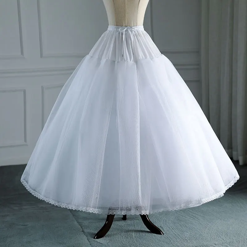 Petticoat Skirt Fluffy Crinoline Boneless Organza Eight-Layer Hard Mesh Bubble Skirt