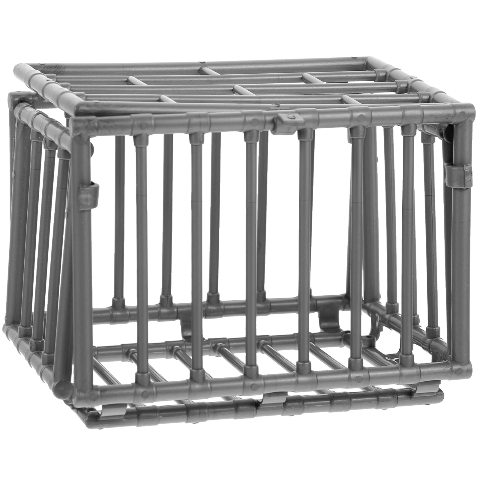 

2Pcs Miniature Cage Craft Mini Pet Cage DIY Kids Toy Science Model Prop DIY Toy Supply
