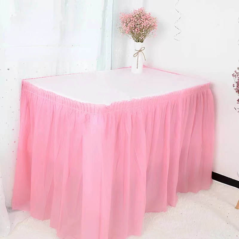 137x274cm Disposable Solid Color Tablecloth Birthday Party Wedding Christmas Table Cover Desk Cloth Table Skirt Decor 2