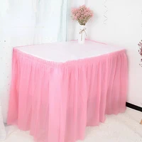 137x274cm Disposable Solid Color Tablecloth Birthday Party Wedding Christmas Table Cover Desk Cloth Table Skirt Decor 2
