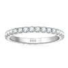 GRA Certified Moissanite Ring for Women Real 925 Sterling Silver Wedding Rings Engagement Eternity Bands Jewelry Gifts 5