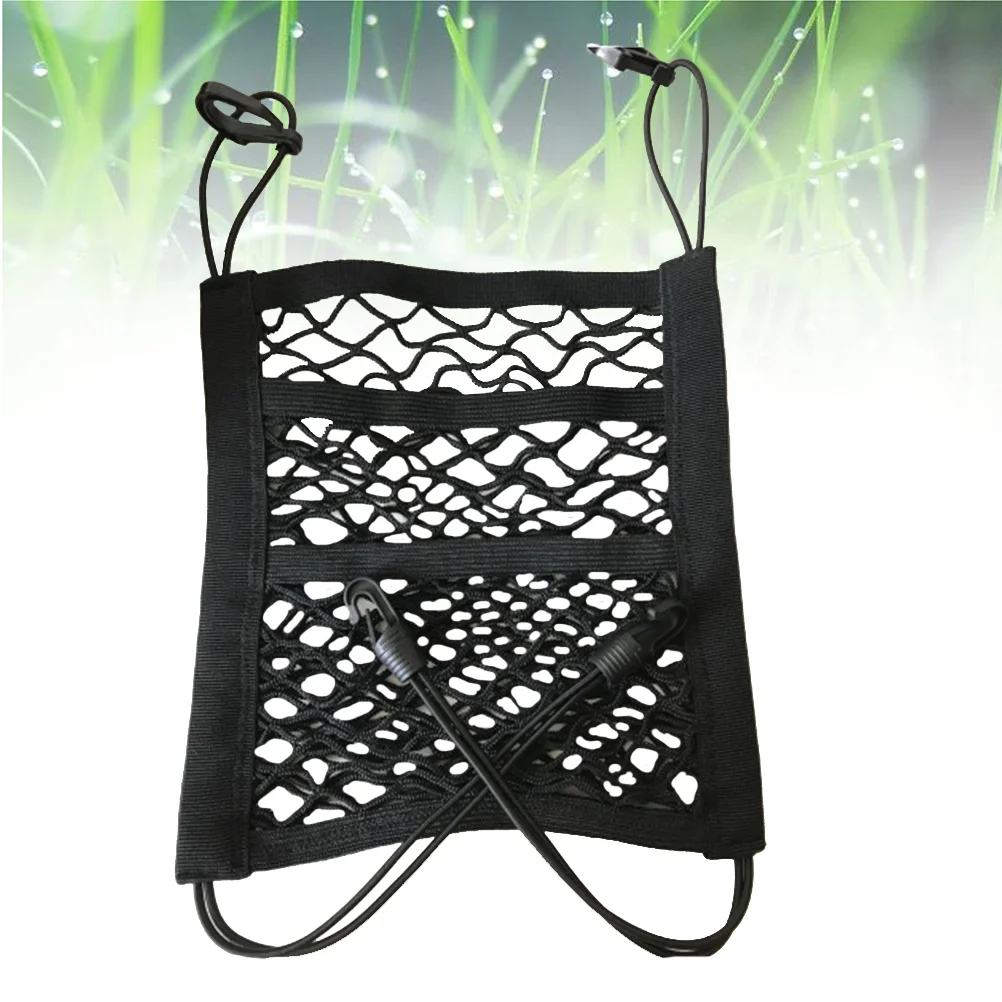 

Durable Layer Armrest Seats Storage Organizer Auto Backseat Net Storage Holder For SUV Car A20