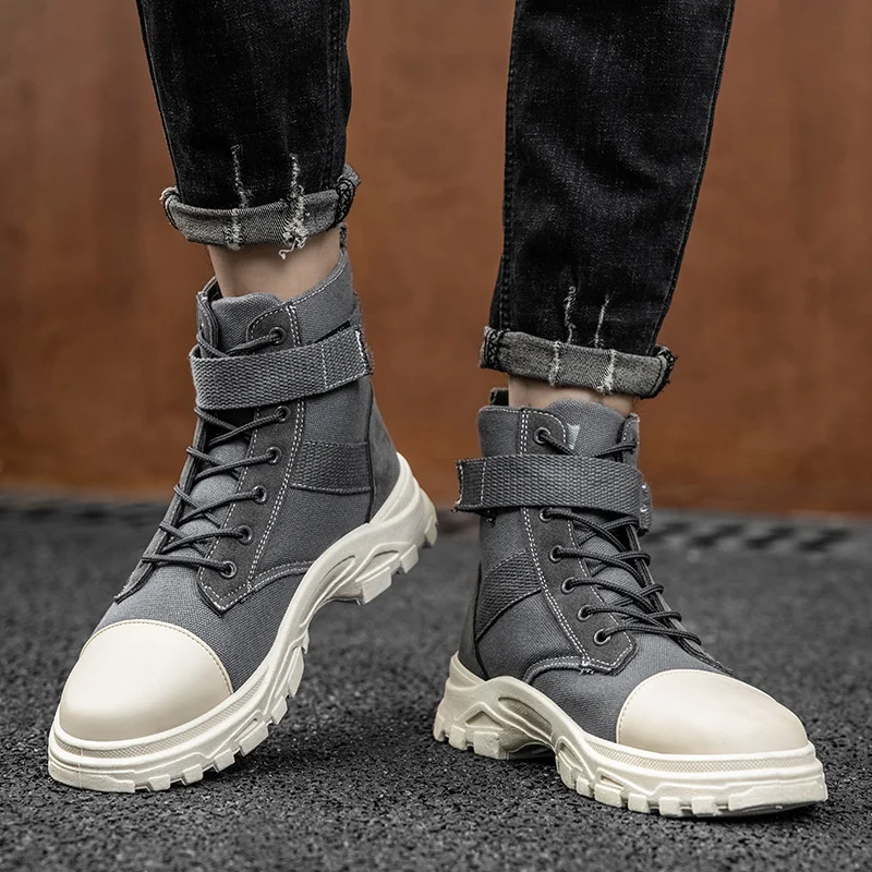 Men Training Boots Men Motorcycle Shoes Waterproof Motocross Boots 39-44