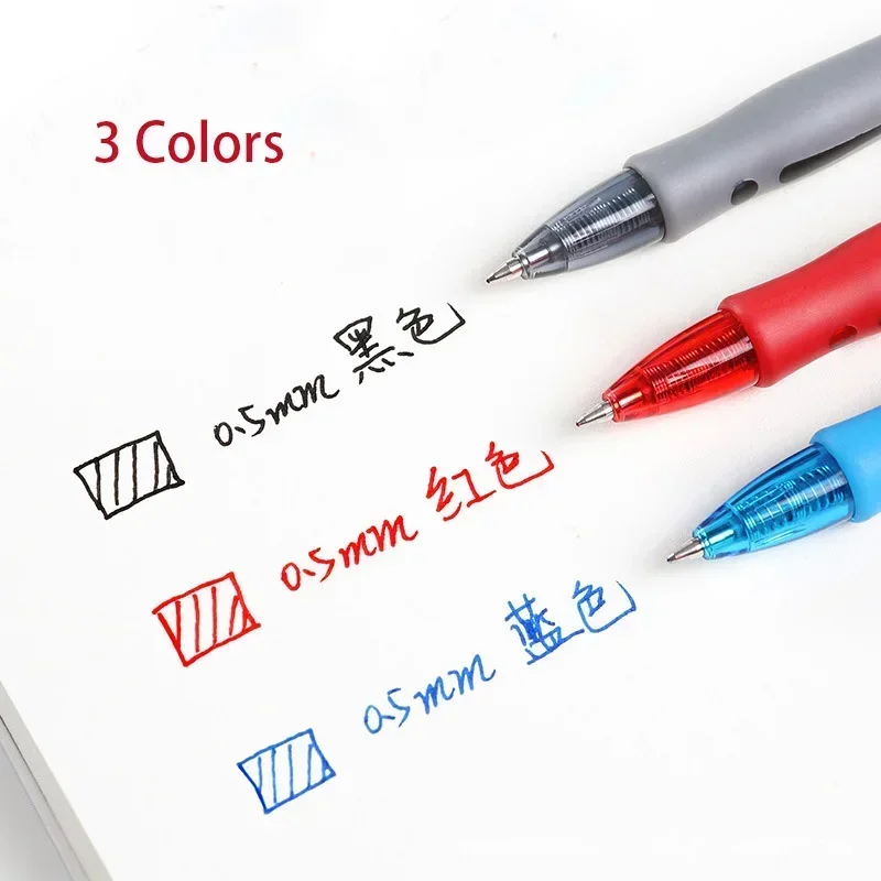 Bulk Pack Refillable Gel Pens Set 6/13/30PCS Retractable Ballpoint Pens with Black/Red/Blue Ink for Office And School Stationery