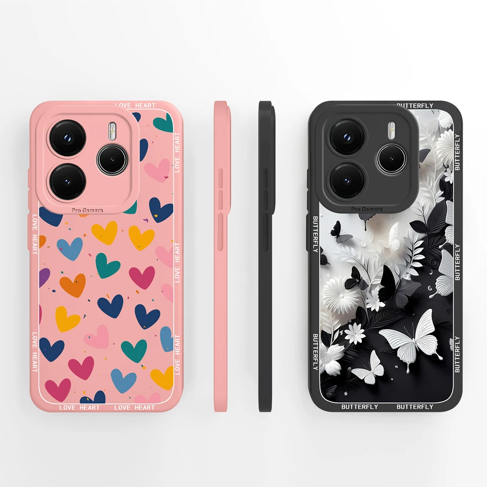 Rose Strawberry Liquid Protective Dustproof Portable Phone Case Bumper