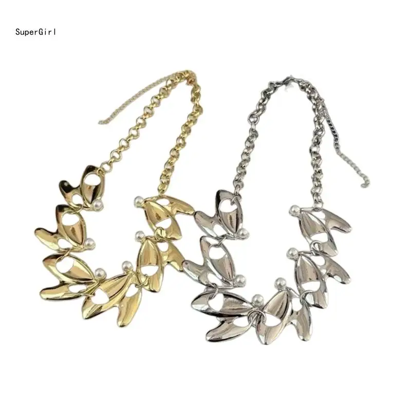 

2023 Новое ожерелье в индустриальном стиле, модное ожерелье в форме сердца, стильные ключичные цепочки для модных индивидуальных